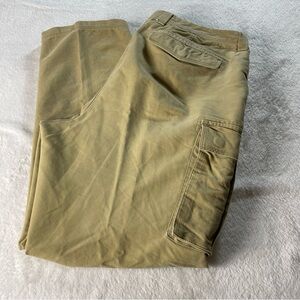 Lands' End Men's Cargo Pants Size 37X30 Traditional Fit Tan